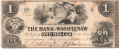 United States Of America Bank of Washtenaw 1 Dollar, 1854
